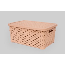 Корзина низкая с крышкой 6 л (К12-406) Корзина низкая с крышкой 6 л (К12-406)