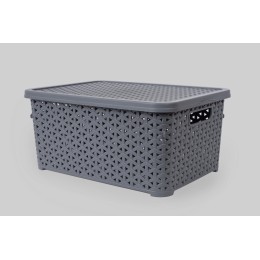 Корзина с крышкой 10 л (К13-130) Корзина с крышкой 10 л (К13-130)