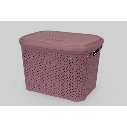 Корзина с крышкой 30 л (К14-803)