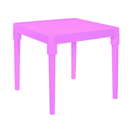 Стіл дитячий Алфавіт 51х51х47 см рожевий Алеана 100025