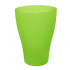 Стакан 0,25 л 10 шт зелёный прозрачный Алеана 167096