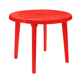 Стол круглый Ø90 см красный Алеана 100011